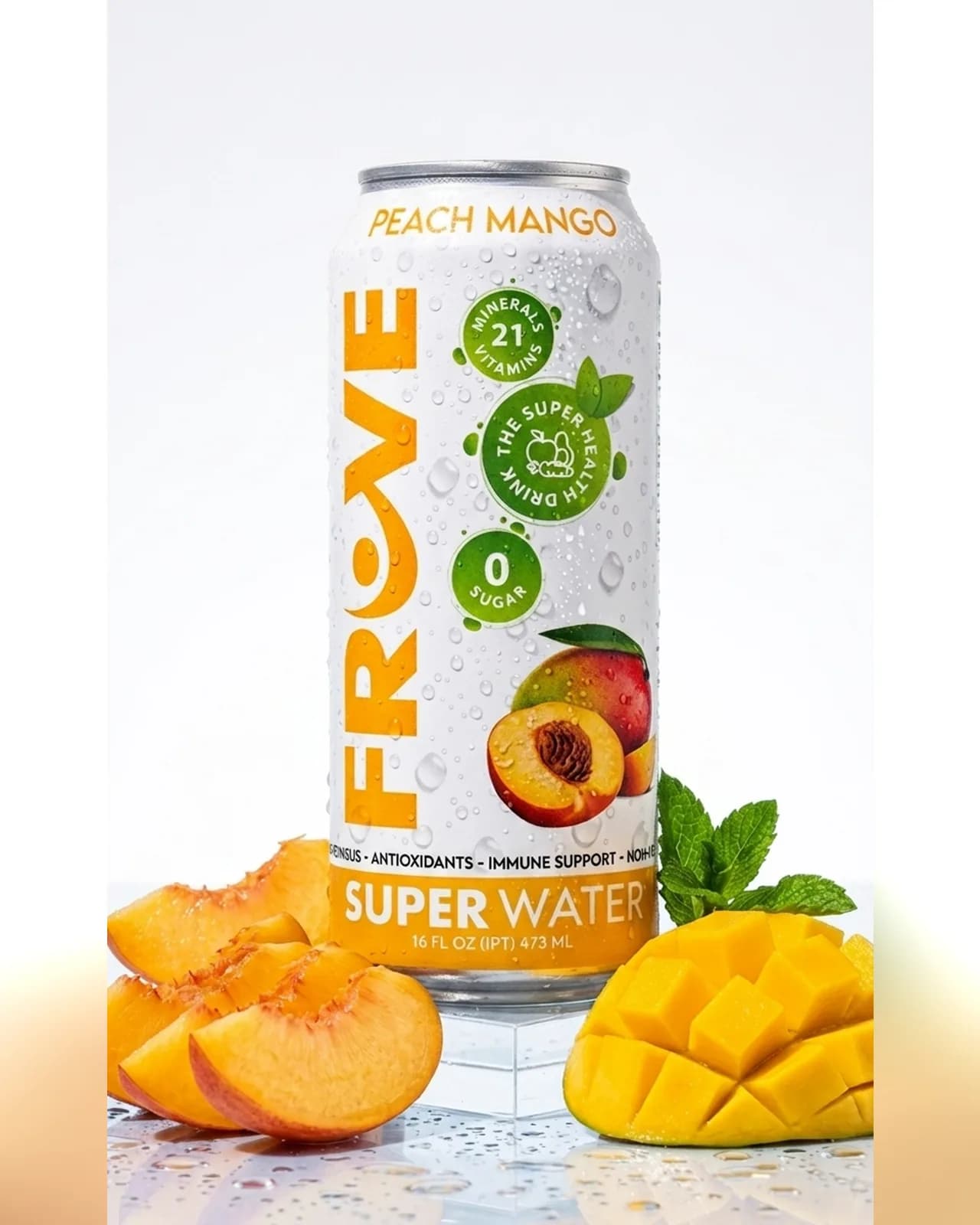 Super Water Peach Mango can