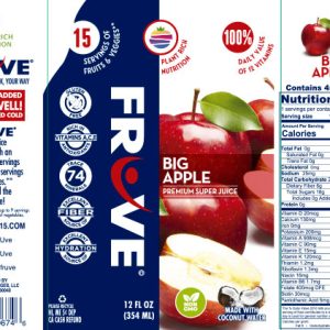 Super Juice Big Apple FrUve