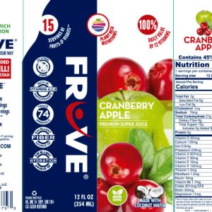 Super Juice Cranberry Apple – FrUve