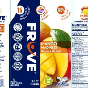 Super Juice Mango Madness FrUve