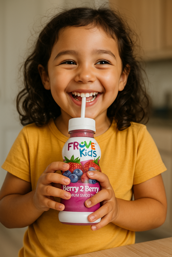 Child enjoying a healthy fruit smoothie
healthy drinks for kids